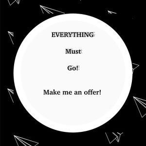 EVERYTHING MUST GO! Make me an offer!